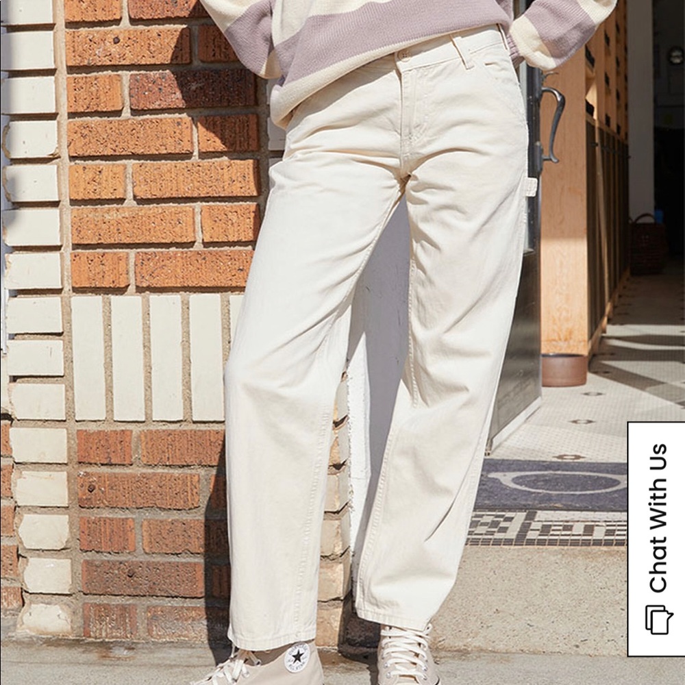 Off white John galt/ brandy Melville utility pants